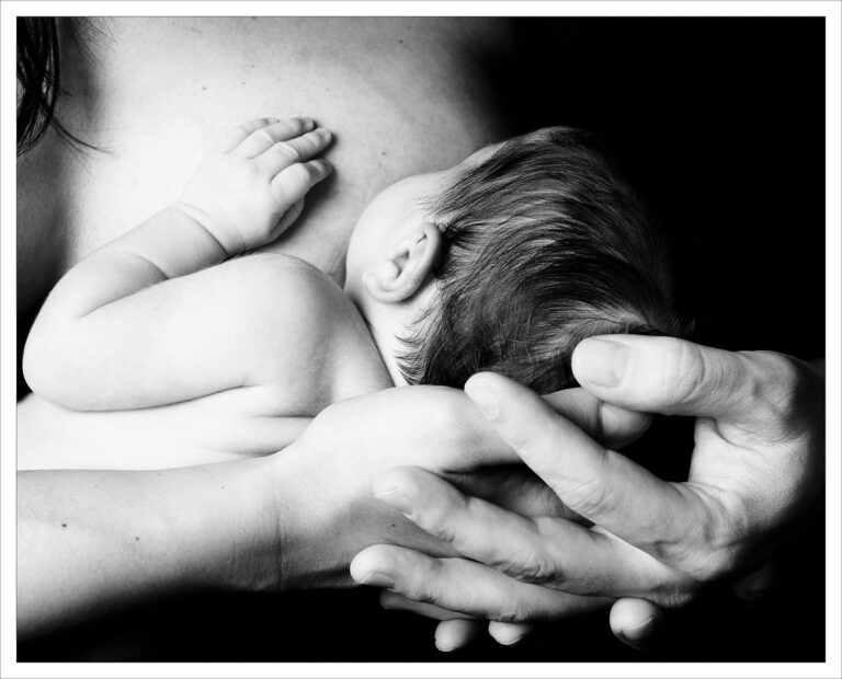 Stillende Mutter