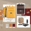 Wickelrucksack Leder